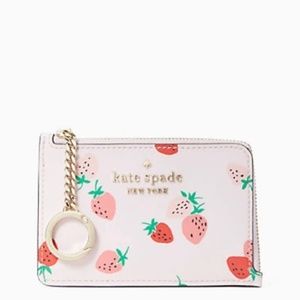Kate Spade Strawberry card holder wallet